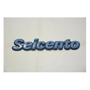 SCRITTA POST ''SEICENTO'' FIAT SEICENTO 98--CROM/B