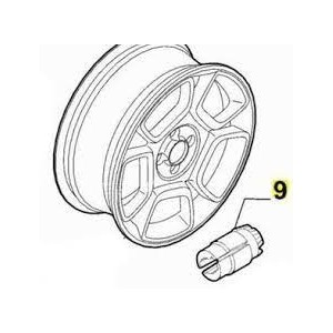 BUSSOLA RIDUZIONE BULLONI RUOTA ABARTH 500 07--