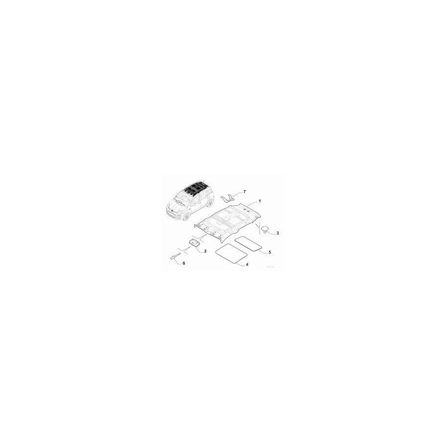 SOTTOCIELO S/ 3 CINTURA S/TETTUCCIO FIAT PANDA 12-