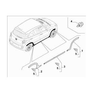 PARAFANGHINO PAR P/SX FI 500L 12-- MOD. TREKKING