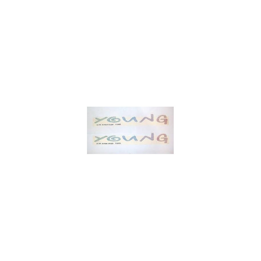 COPPIA SCRITTE PANDA YOUNG CM 2,5 x 30 MULTICOLOR