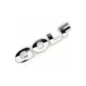 SCRITTA POST ''GOLF'' CROMATA X VW GOLF 97--03