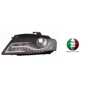 PROIETT SX AUDI A4 07--XENON PAR NERA ORIENTAB LED