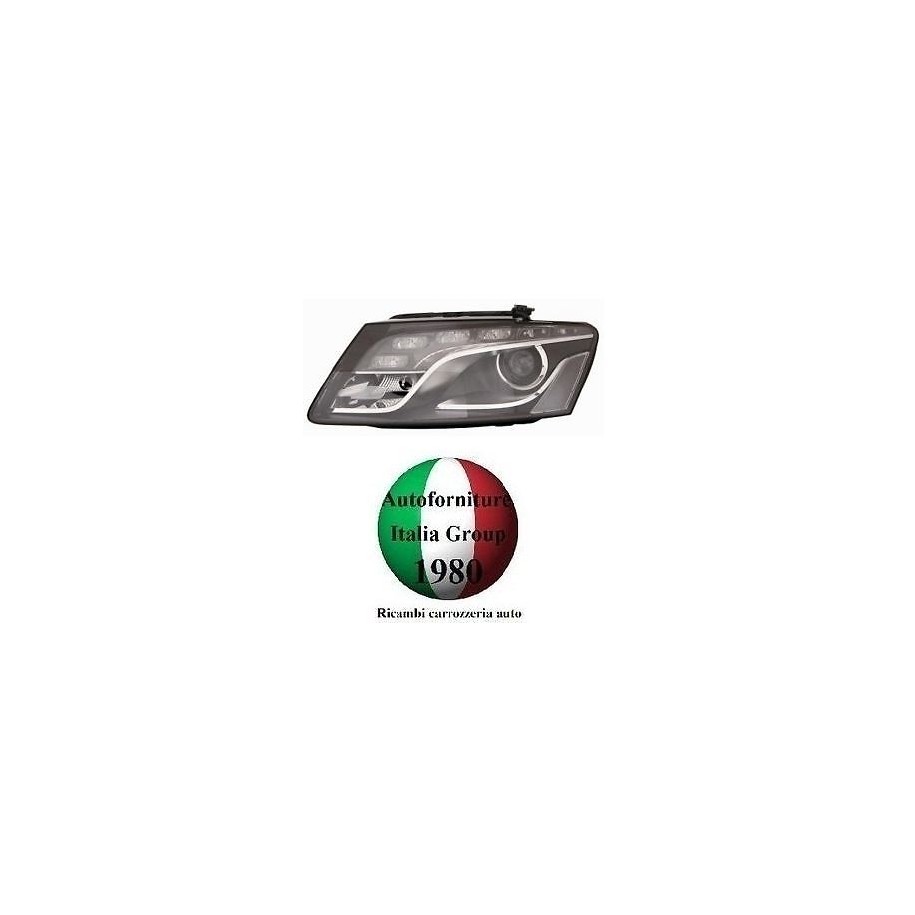 PROIETT SX AUDI Q5 08--12 XENON PAR NERA LED C/MOT