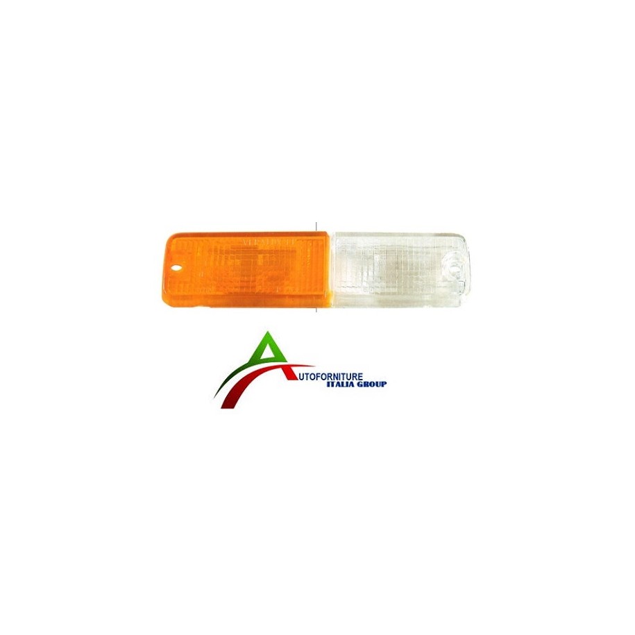 TRASPARENTE ANT DX FIAT 127 77-- BIANCO E ARANCIO