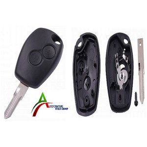 GUSCIO CHIAVE NERO 2 TASTI REN/DACIA CLIO/MODUS