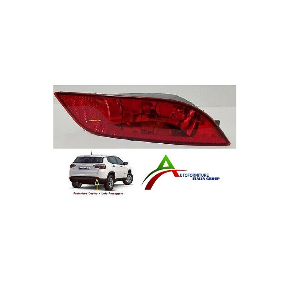 FAN RETRONEBBIA P/SX JEEP COMPASS 17--(C/LAMPADINA
