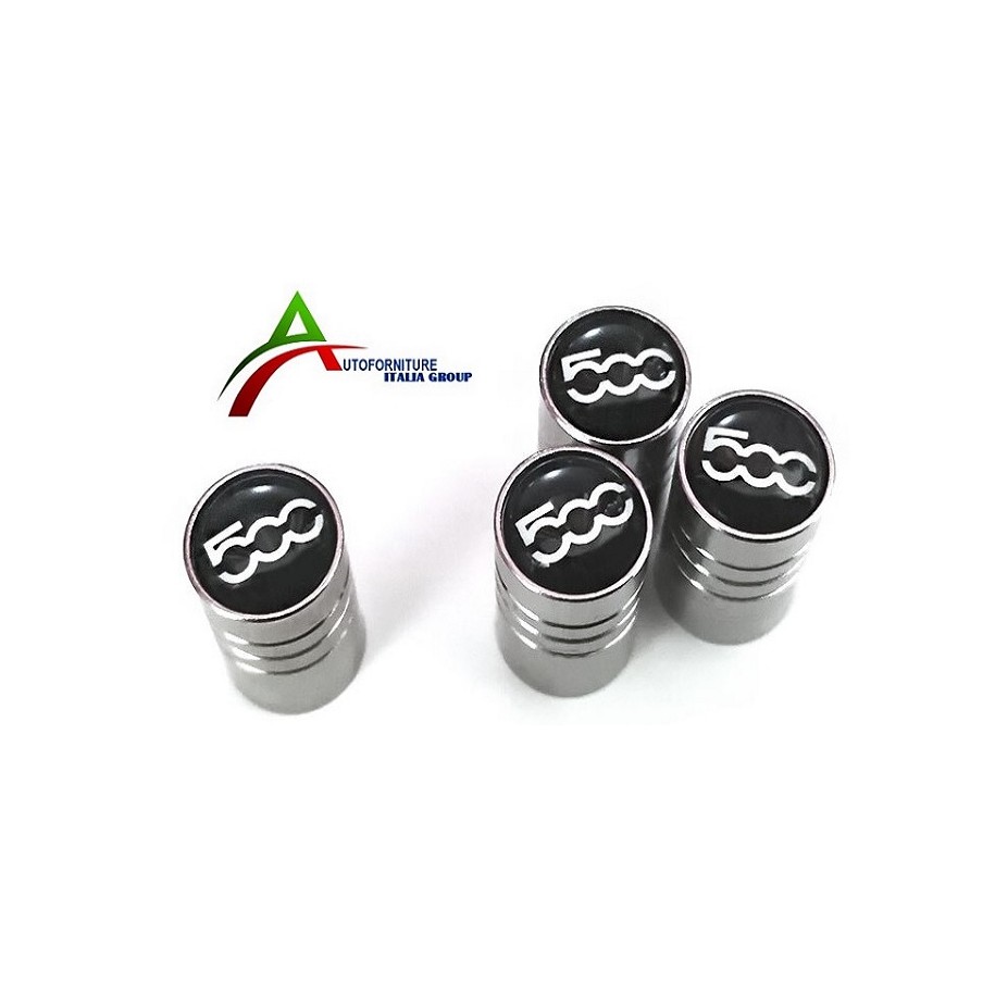 KIT COPRIVALVOLA FIAT LOGO (500) CROMATO TONDO 4PZ