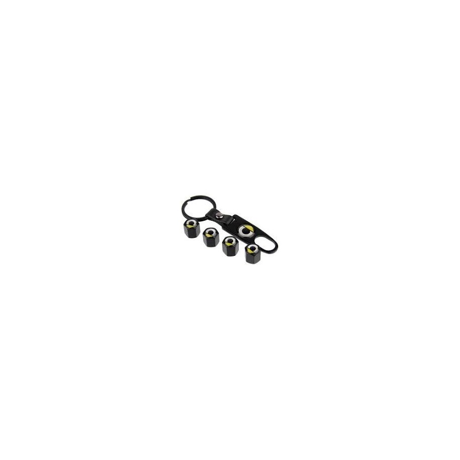 KIT COPRIVALVOLA LOGO (SMART) ESAGONALE ROSSO 4PZ