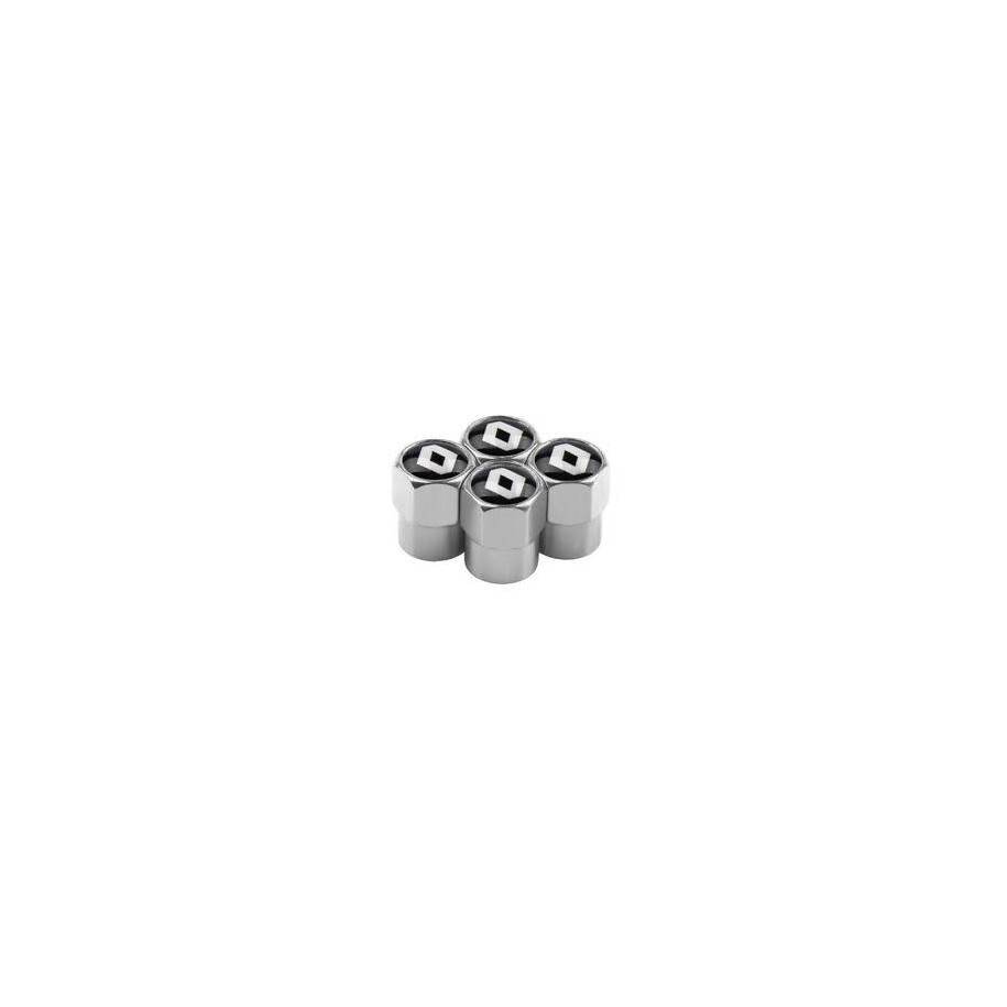 KIT COPRIVALVOLA LOGO (RENAULT)ESAGONALE CROMA 4PZ