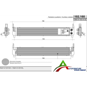 RADIATORE AUSILIARIO AUDI/SEAT/SKODA 12TFSI/1.6TDI