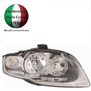 PROIETTORE DX AUDI A4 06-- C/MOTORE (H7+H7)