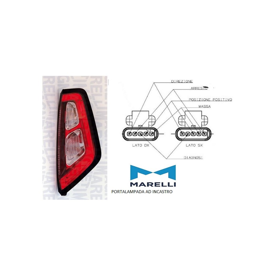 FAN P/DX CORN ROSSA PUNTO EVO 09--C/NUOVO CONNETTO