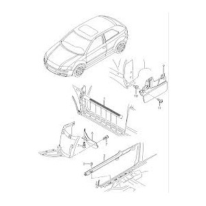 MODAN INF DX AUDI A3 03--3P
