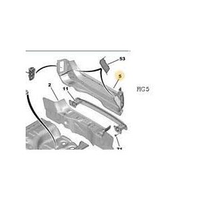 TRAVERSA POST ESTERNA  PEUGEOT 2008 13--