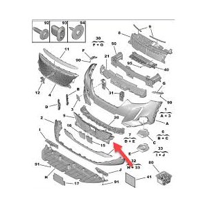 GRIGLIA PARAURTI ANT INF PG 2008 20--