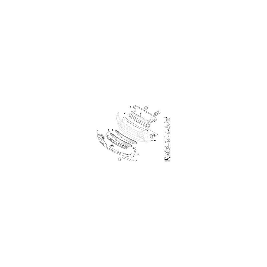 PARAU ANTER BMW X5 G05 18-- CON FORI PDC E TAPPO T