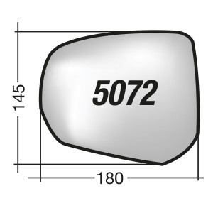 VETRO SPECCHIO SX FORD TOURNEO CONNECT 18--