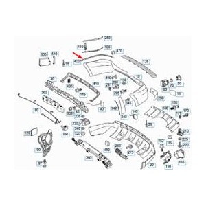 PROFILO PARAU P/DX CLASSE GL X164 09--12 CROM