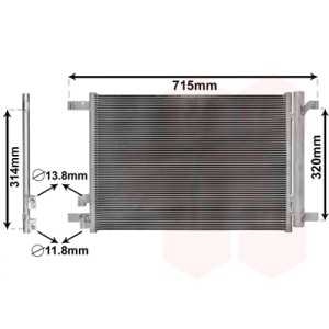 CONDENSATORE AUDI/VW/SEAT/SKODA BENZ/DIESEL