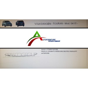 PROFILO PARAU ANT DX INF  VW TOURAN 15-- CROMATO