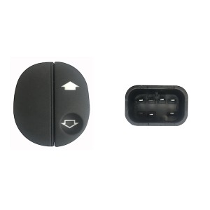 PULSANTE ALZ PORTA DX FIESTA 96--FUSION 6PIN S/LOG