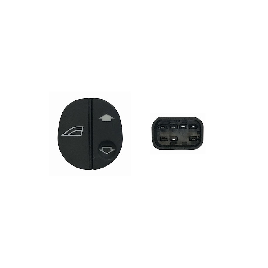 PULSANTE ALZ PORTA DX FIESTA 96--FUSION 6PIN C/LOG
