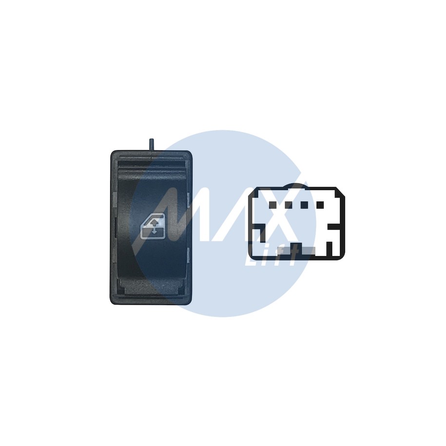 PULSANTE ALZ DX FIORINO QUBO 07--DOBLO 09-- 4PIN PULSANTE ALZ DX FIORINO QUBO 07--DOBLO 09-- 4PIN