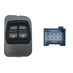 PULSANTIERA ALZ A/SX FIORINO QUBO 07-- 2 INT 8PIN