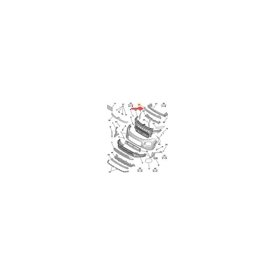 ASSORBITORE PARAURTI ANT CIT C3 AICROSS 17--