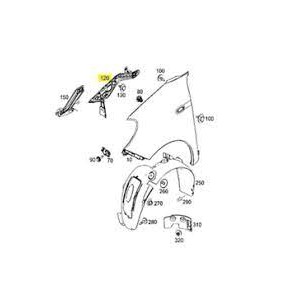 STAFFA SUPP PARAF ANT SX  SMART FORFOUR 453 14--