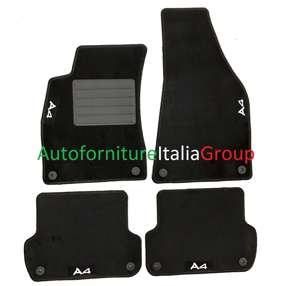 SR TAPPETI AUDI A4 05-- 4LOGHI 8FIX