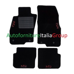SR TAPPETI ALFA MITO 4L 4FIX  S/ROSSA B/NERO