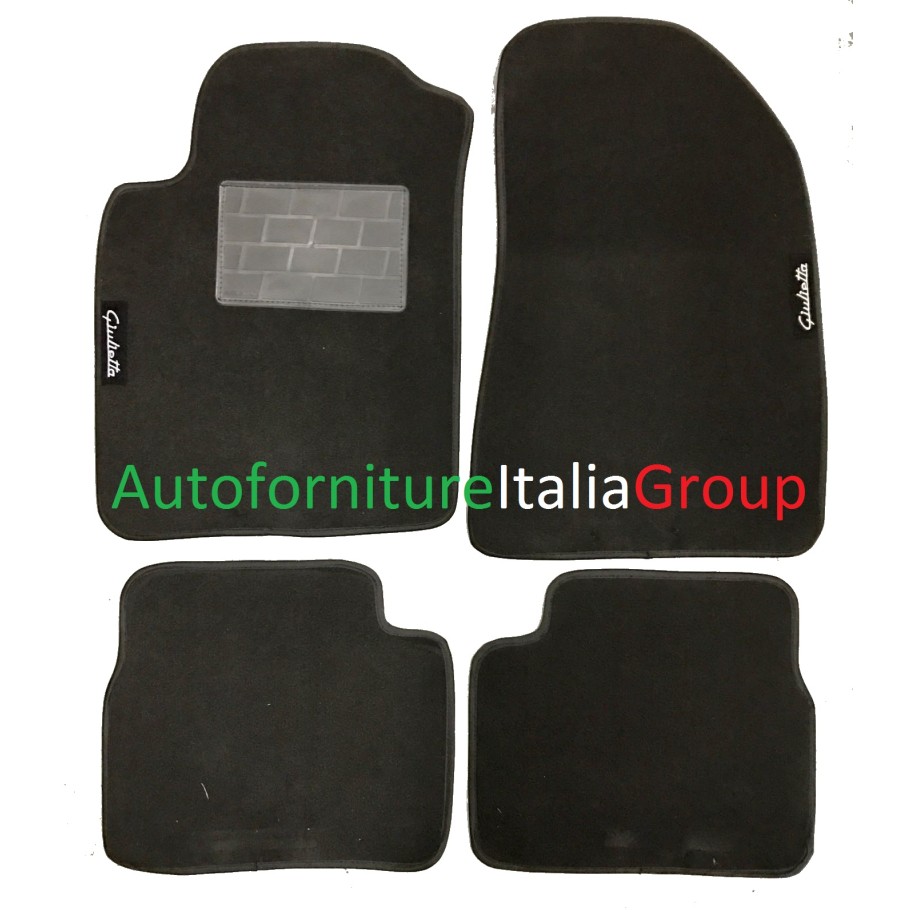 SR TAPPETI ALFA GIULIA 4LOGHI 2FIX DX + 2PATCH