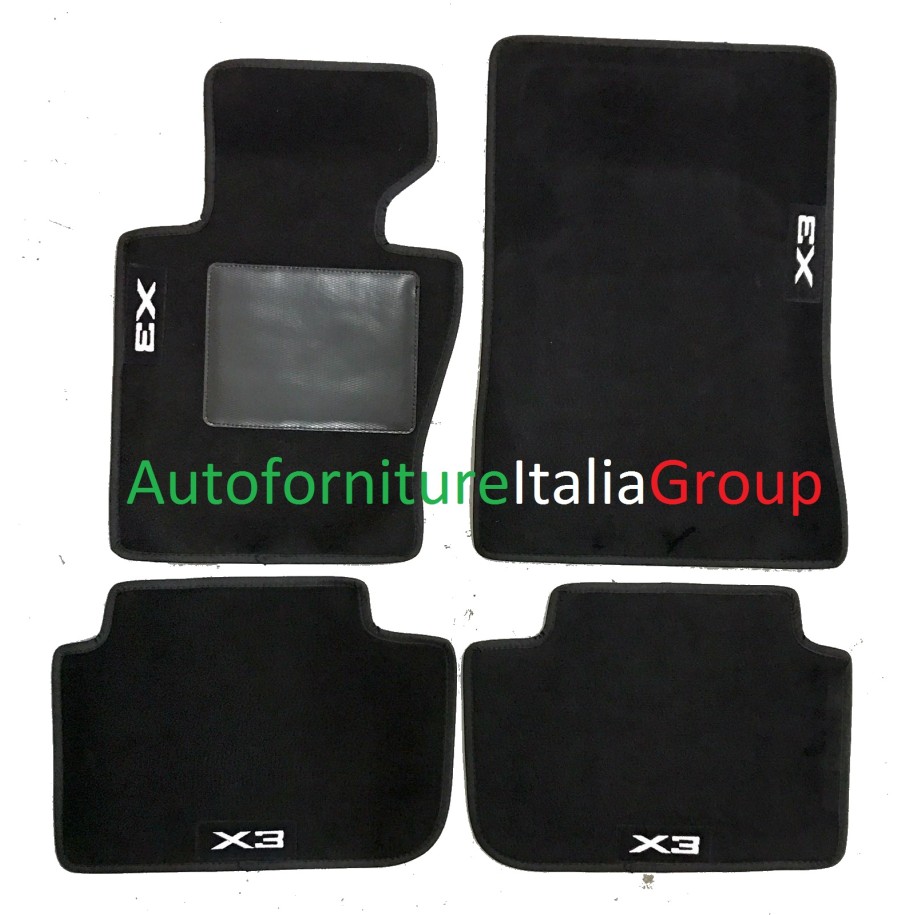 SR TAPPETI BMW X3 E83 04--10 S1 4 LOGHI (X3) S/FIX
