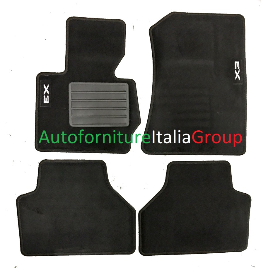 SR TAPPETI BMW X3 F25 10-- 4LOGHI C/ SCRITTA BMW