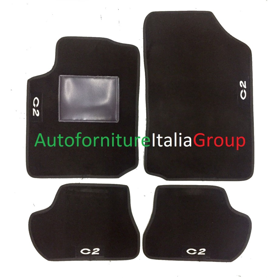 SR TAPPETI CITROEN C2 4LOGHI  S/FIX