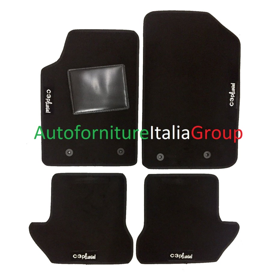 SR TAPPETI CITROEN C3 PLURIEL 4 LOGHI 2FIX