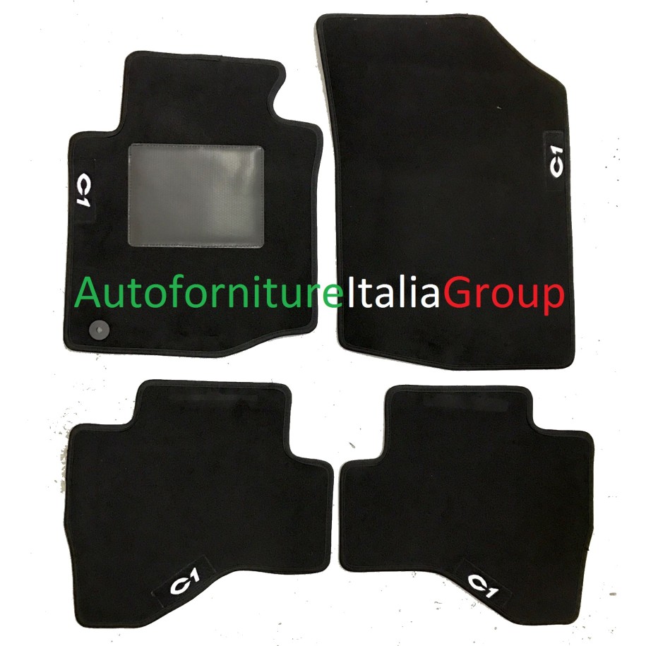 SR TAPPETI CITROEN C1 05--14 1 FIX 4LOGHI