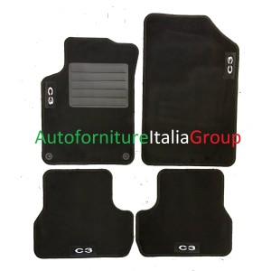 SR TAPPETI CITROEN C3 09--16 4LOGHI 2FIX