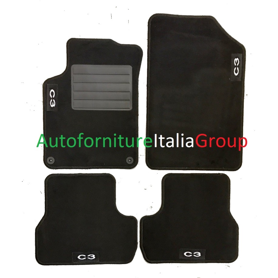 SR TAPPETI CITROEN C3 09--16 4LOGHI 2FIX