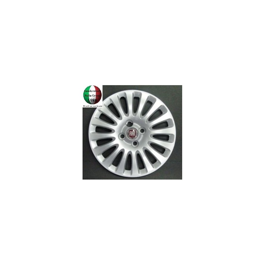 COPRICERCHIO  PUNTO EVO 09-- 15 ''LOGO ROSSO