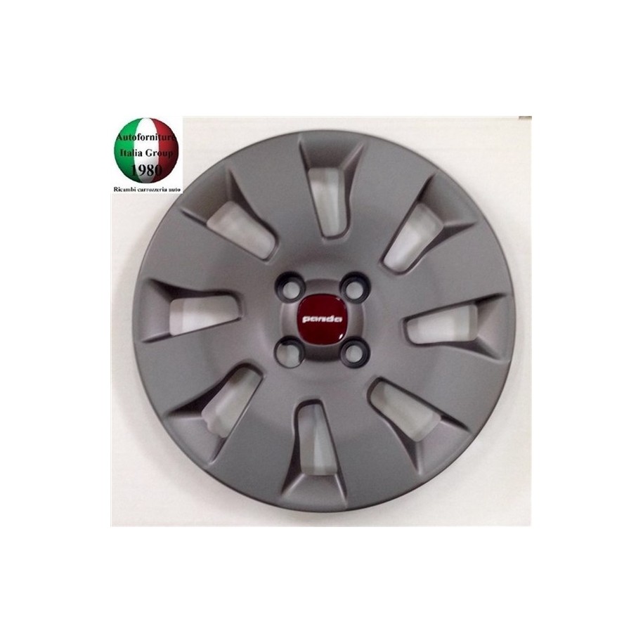 COPRICERCHIO PANDA POP 12-- 14''BRUNITA LOGO ROSSO