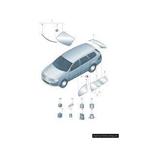 FISSO PORTA POST SX VOLKS GOLF VI 08-- SW