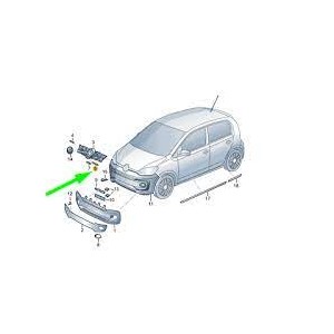 MODANATURA GRIGLIA ANT DX SUP VW UP 16--