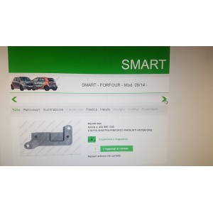 STAFFA RINFORZO PARAURTI ANT SX SMART FORFOUR 14--