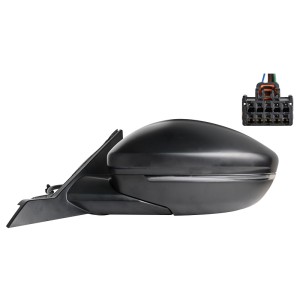 SPECCHIO SX FIAT 600 24-- ELE+FAN+6PIN NERO