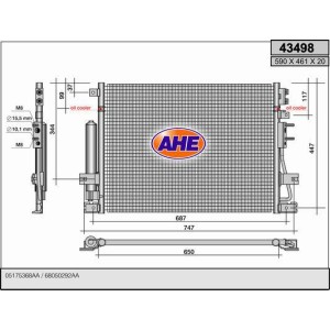 CONDENSATORE CHRYSLER/LAN 300C/THEMA 3.0CRD 09.05-