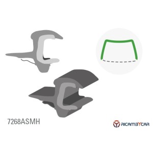 GUARNIZIONE PARABREZZA TWINGO 07--12